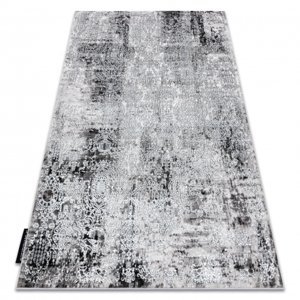 Moderní koberec DE LUXE 2081 ornament vintage - Strukturální, krém / šedá (Velikost: 120x170 cm)