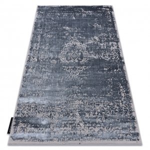 Moderní koberec DE LUXE 2083 ornament vintage - Strukturální šedá (Velikost: 120x170 cm)