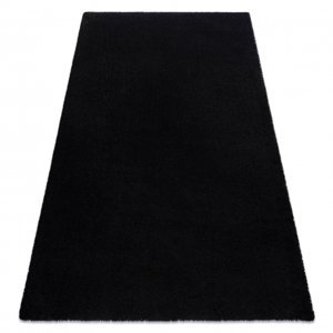 Pratelný koberec MOOD 71151030 moderní - černý (Velikost: 60x115 cm)