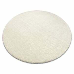 Moderní kulatý koberec LATIO 71351056, pratelný, krémový (Velikost: kruh 80 cm)