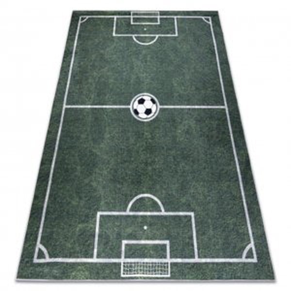 BAMBINO 2138 mycí kobereček Hřiště, fotbal pro děti protiskluz - zelený  (Velikost: 160x220 cm)