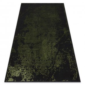 Moderní koberec VINCI 1524 Ornament vintage - Strukturální zelená (Velikost: 80x150 cm)