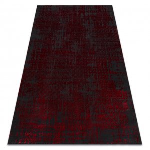 Moderní koberec VINCI 1409 Ornament vintage - Strukturální červený (Velikost: 140x190 cm)