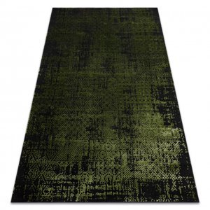 Moderní koberec VINCI 1409 Ornament vintage - Strukturální zelená (Velikost: 120x170 cm)
