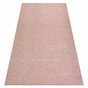Koberec SISAL PATIO 2778 ploché tkaní    růžový  / modrý / béžový (Velikost: 78x150 cm)