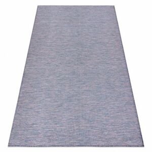 Koberec SISAL PATIO 2778 ploché tkaní modrý /   růžový  / béžový (Velikost: 78x150 cm)