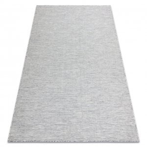 Koberec SISAL PATIO 3069 marocký jetel ploché tkaní šedá / béžový (Velikost: 78x150 cm)