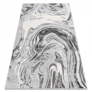 Koberec LIRA E1686 Abstraktní, strukturální, moderní, glamour - šedá (Velikost: 140x190 cm)