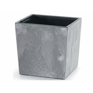 Obal na květník URBI SQUARE LOW BETON 2v1 plast 30x30x29cm