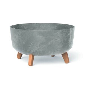 Květináč Prosperplast GRACIA LOW 38 cm beton effect