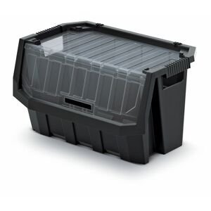 Plastový úložný box uzavíratelný TRUCK MAX PLUS 396x290x280 černý