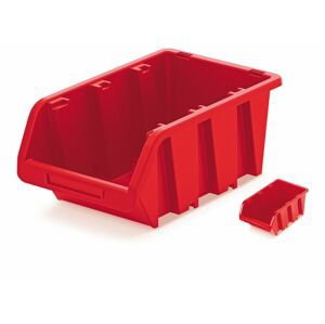 Plastový úložný box TRUCK 115x80x60 červený, sada 36 ks