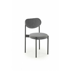 Kovová židle K509, šedá