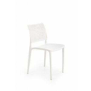 Plastová židle K514, bílá