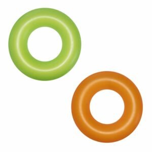 36024Nafukovací kruh FROSTED NEON 76 cm zelená (Varianta 2: oranžová)