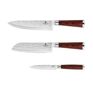 BERLINGERHAUS Sada nožů nerez 3 ks Ebony Line Rosewood BH-2482