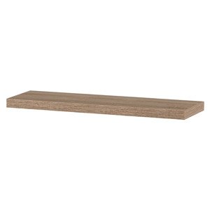 Polička nástěnná 90 cm, MDF, 3D dekor dub sonoma, baleno v ochranné fólii P-013 SON1