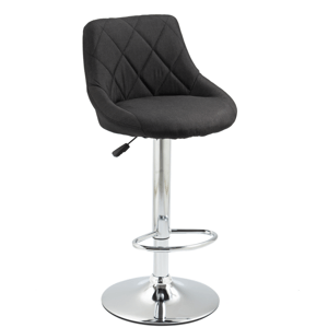 Barová židle, černá / chromová, MARID