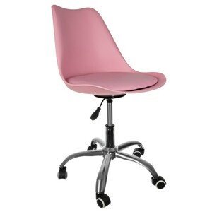 Otočná kancelářská židle - růžová