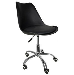 Otočná kancelářská židle - černá