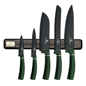 BERLINGERHAUS Sada nožů s magnetickým držákem 6 ks Emerald Collection BH-2532