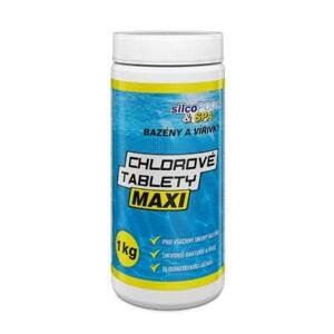Chemie bazénová, Chlorové tablety MAXI, 1 kg, SILCO
