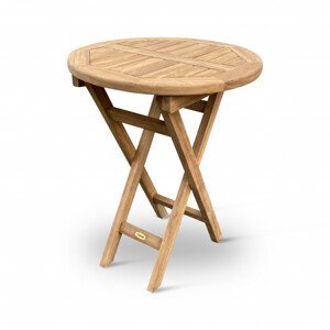 Nábytek Texim Kulatý zahradní stolek z teaku 60cm