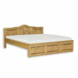 Borovicová postel LK703 Voskovaná postel, délka: d200, šířka: s200, sada 5 ks (Barva dřeva: Přírodní vosk)