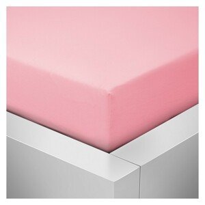 Prostěradlo Jersey Basic 140x200 cm Barva: růžová