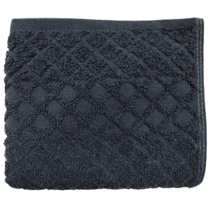 Dětský ručník Káro 40x60 cm jednobarevný Barva: tmavě modrá (19)