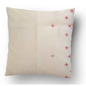 Polštářek Krásný spánek - krém, červená 40x40 cm (50)