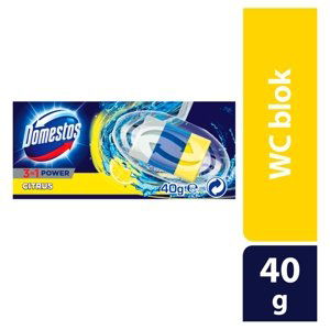 Domestos 3 v 1 WC blok náhradní náplň s vůní citrusů 40 g