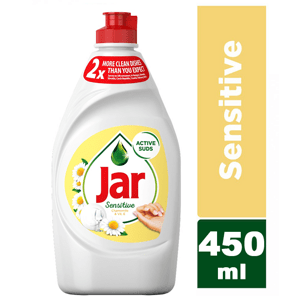 Jar Sensitive Heřmánek & Vitamin E prostředek na ruční mytí nádobí 450 ml