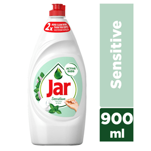 Jar Sensitive Tea tree & Mint prostředek na ruční mytí nádobí 900 ml
