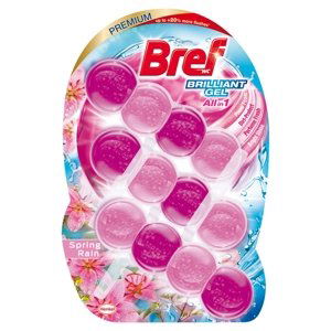 Bref Brilliant Gel All in 1 Spring Rain WC blok 3 x 42 g