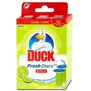 Duck Fresh Disc čistič WC náplň s vůní limetky 2x 36 ml