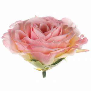 Růže, barva růžová. Květina umělá vazbová. Cena za balení 12 kusů. KN7025 PINK, sada 4 ks