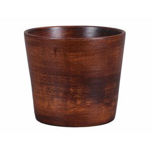 Obal na květník RABAS WOOD keramický matný d15x14cm