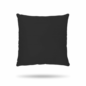 Bavlněný povlak na polštář černý (Rozměr: 50x70)