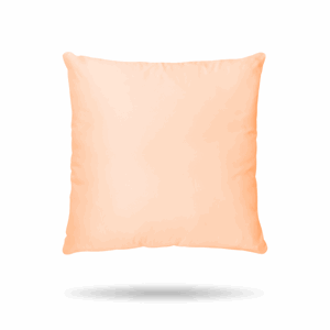 Bavlněný povlak na polštář meruňkový (Rozměr: 45x60)