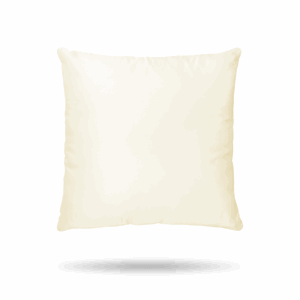 Bavlněný povlak na polštář světle žlutý (Rozměr: 70x90)