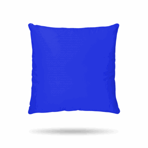 Bavlněný povlak na polštář tmavě modrý (Rozměr: 45x60)