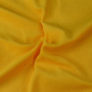 Froté prostěradlo sytě žluté (Rozměr: 80x200)
