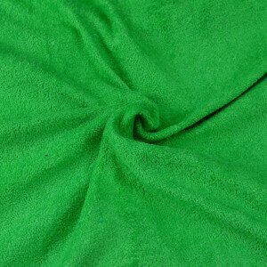 Froté prostěradlo zelené (Rozměr: 90x200 jednolůžko)