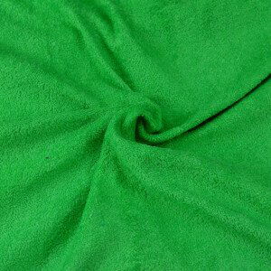 Froté prostěradlo zelené (Rozměr: 120x200)