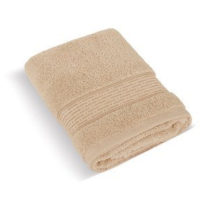 Froté ručník 50x100cm proužek 450g tmavě béžová