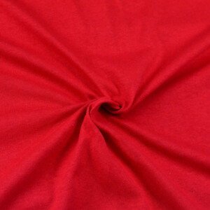 Jersey prostěradlo červené (Rozměr: 80x200)