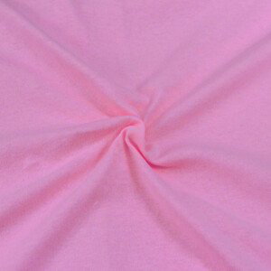 Jersey prostěradlo růžové (Rozměr: 90x200 jednolůžko)