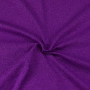 Jersey prostěradlo tmavě fialové (Rozměr: 90x200 jednolůžko)