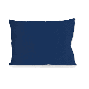 Saténový povlak na polštář tmavě modrý (Rozměr: 45x60)